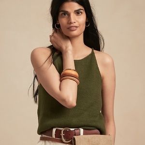 NWT Banana Republic Organic Cotton Sweater Tank
 
Size Small